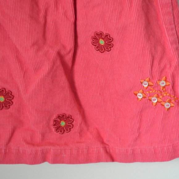 Lands End Girls 5 Pull On Fun Detail Pink Skort - Picture 5 of 7